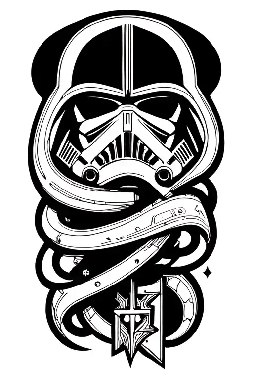 Star Wars Symbols Intertwined