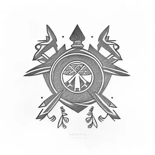 Paraguayan Guarani Symbol On The Arm