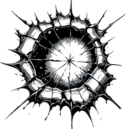 Big Hole Broken Glass