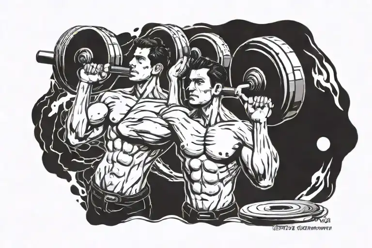 I Am Second To God Lifting Weights