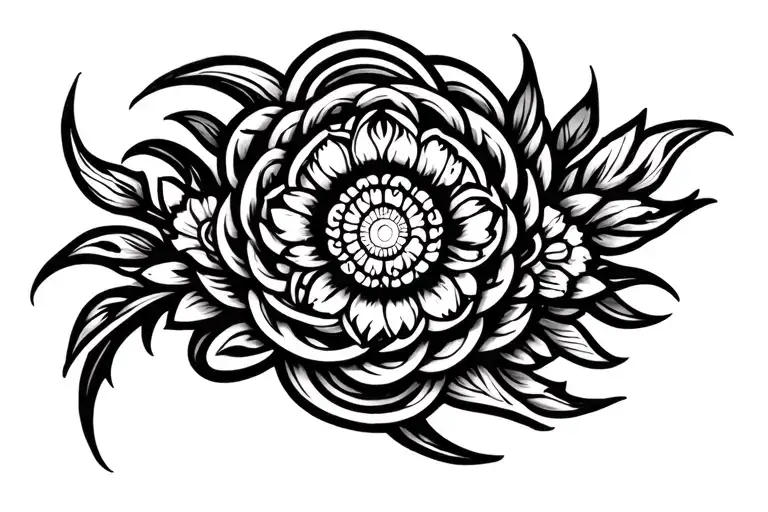 Trible Shoulder Tatto Inspired