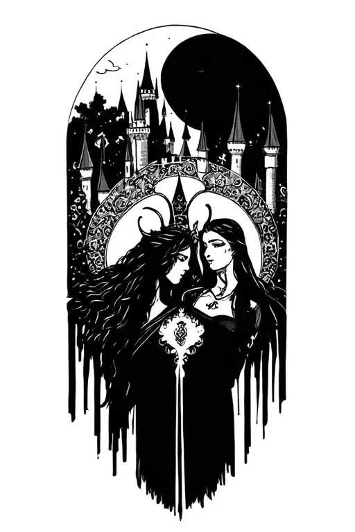 Castillo And Luna In Background