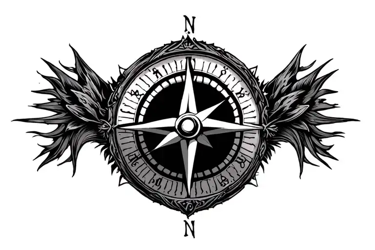 Compass And Hourglass