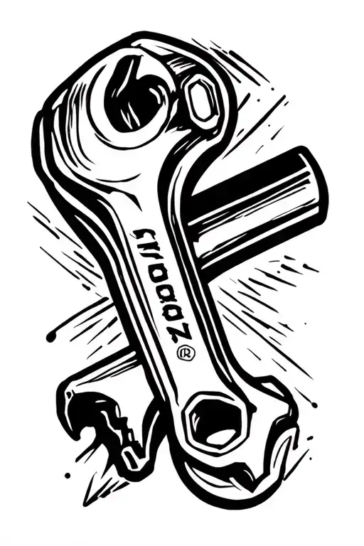 Wrench With The Name Shon On It