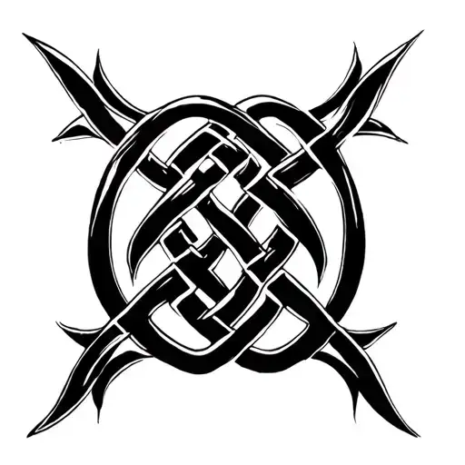 Endless Knot Design Incorporating