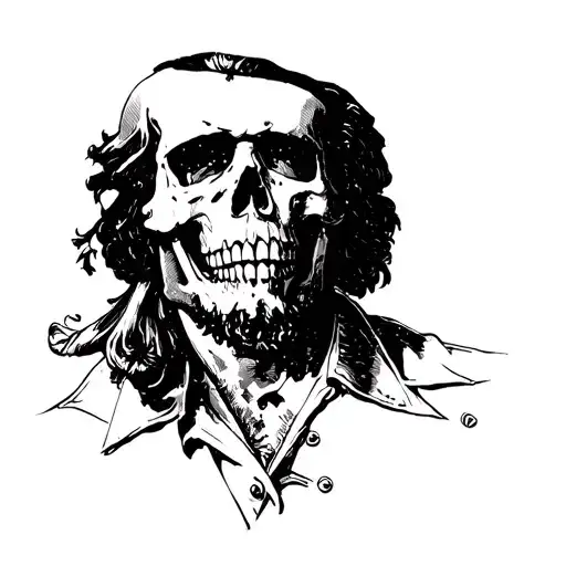 Design A Tattoo Based On Skull Designs And Che Guevara For Upper Arm Shoulder Area