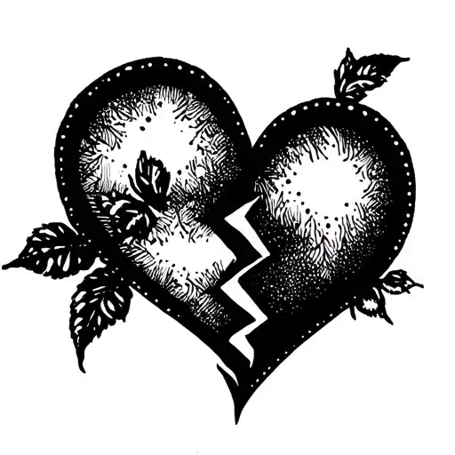 Broken Heart Stitched Together