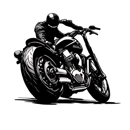 Motorcycle Sillouette