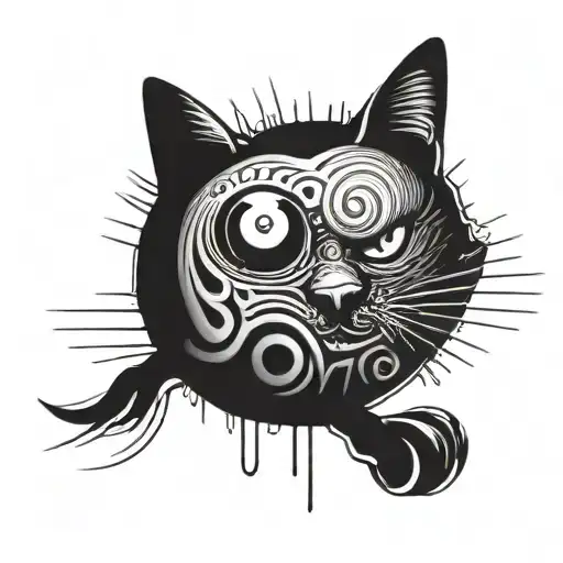 Junji This Cat 8 Ball Spiral