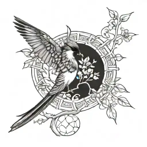 Bee-eater And Tree Of Life