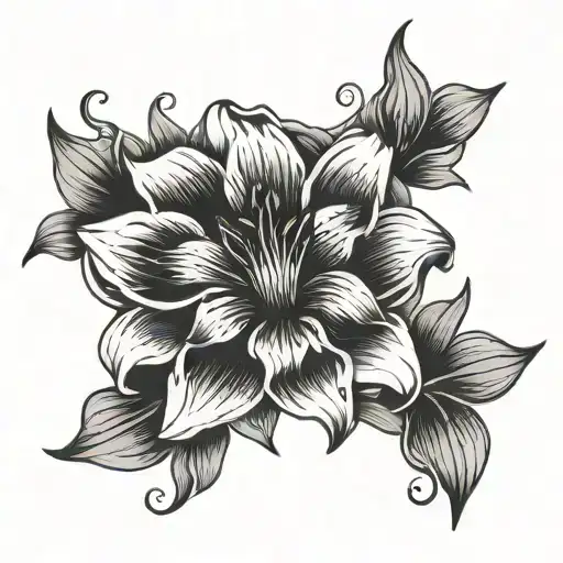 You Are My Sunshine Written With A Lily Underneath