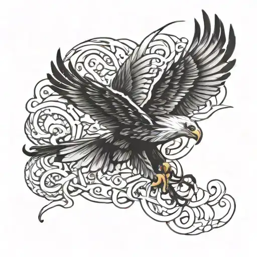 Armband With Eagle Flying