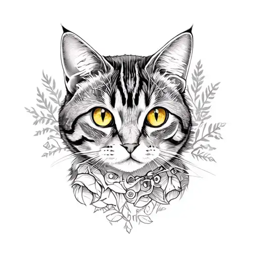 Steampunk Cat In A Forest