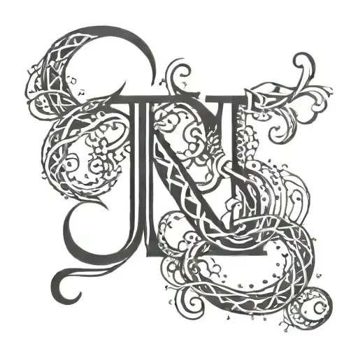 Initials Intertwined