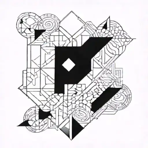 Geometric Tatto And Number 1992