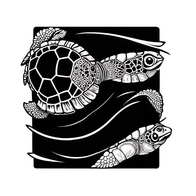 Turtle Cuff Tattoo Wraps