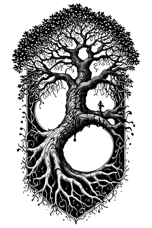 Tree Of Life With Roots