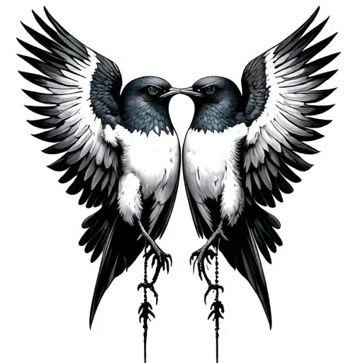 2 Mutated Swallows