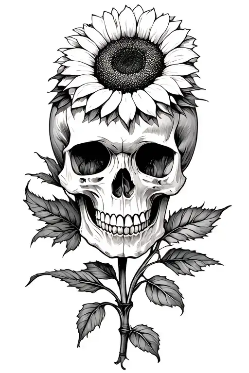 Skull Sunflower Incorporated