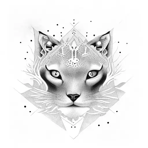 Spotted Linsang In Forest