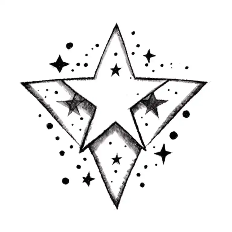 Coverup Stars And Dots