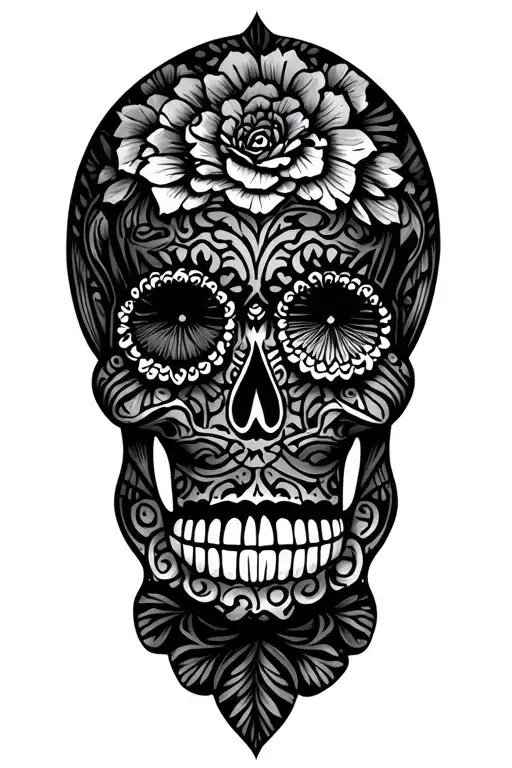 Sugar Skull Wearing