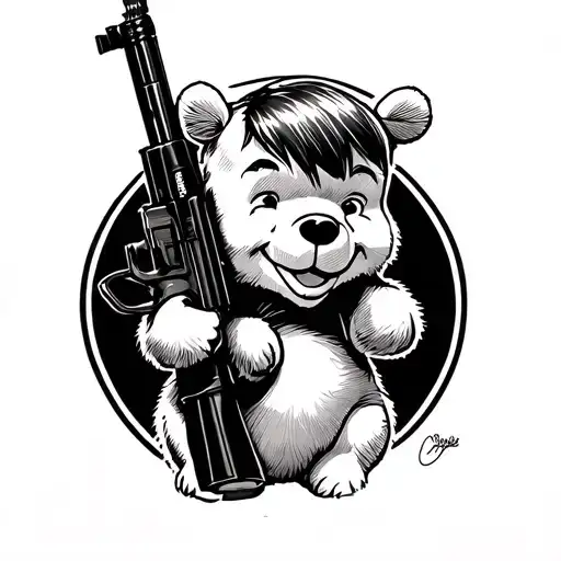 Winnie The Pooh With Scar-l