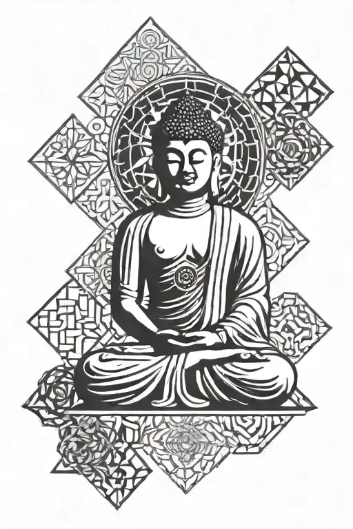 Budha And Geometric