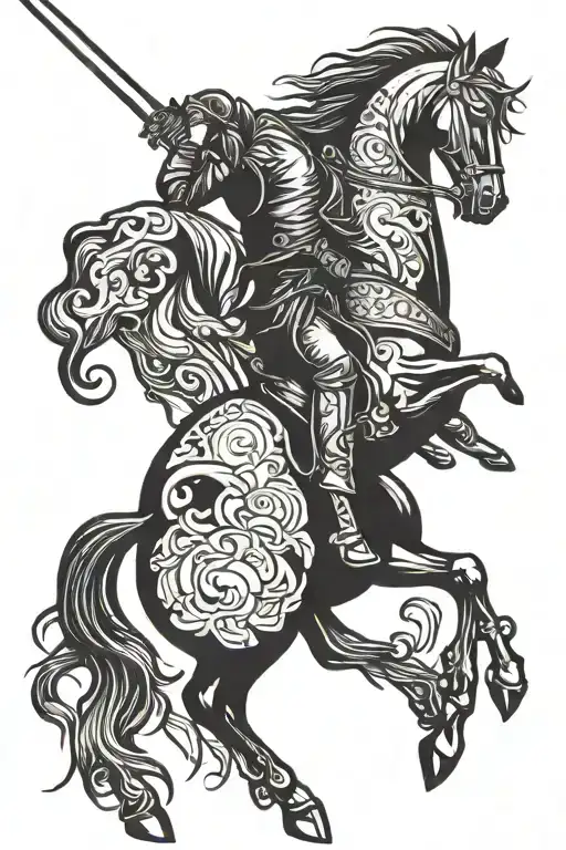 Horseman With A Sword