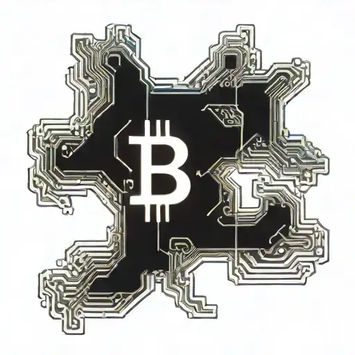 Incorporate A Detailed Bitcoin Symbol With Intricate Circuit Patterns Wrapping Around It