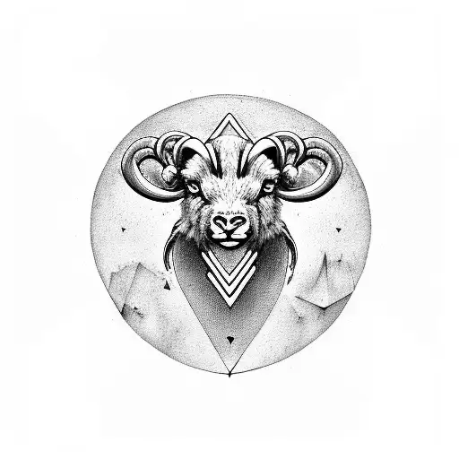 Heart Full Of Love With Aries Sign And 3 Treasures