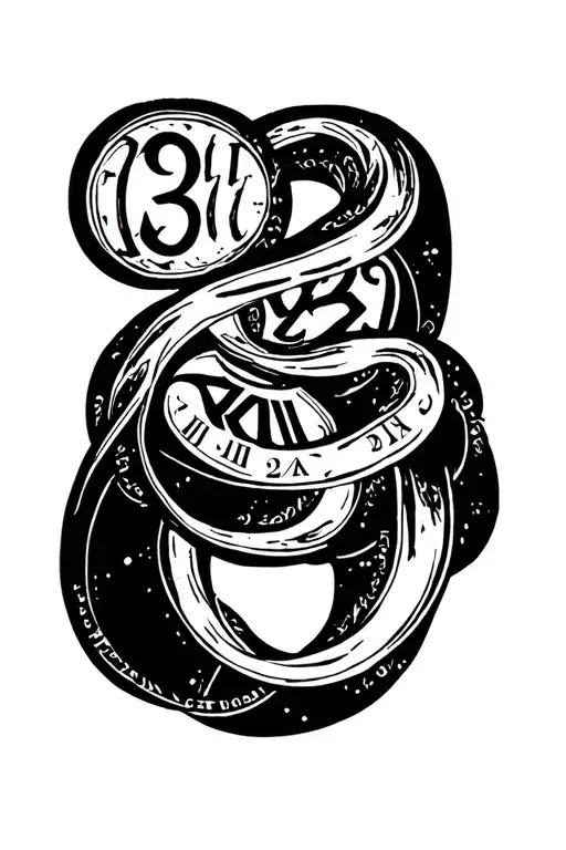 Roman Numeral Dates Intertwined 03 08 24 And 01 24 05