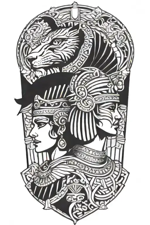 Cleopatra And Annubus