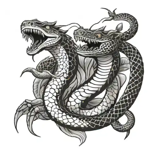 Thunder And King Cobra Snake