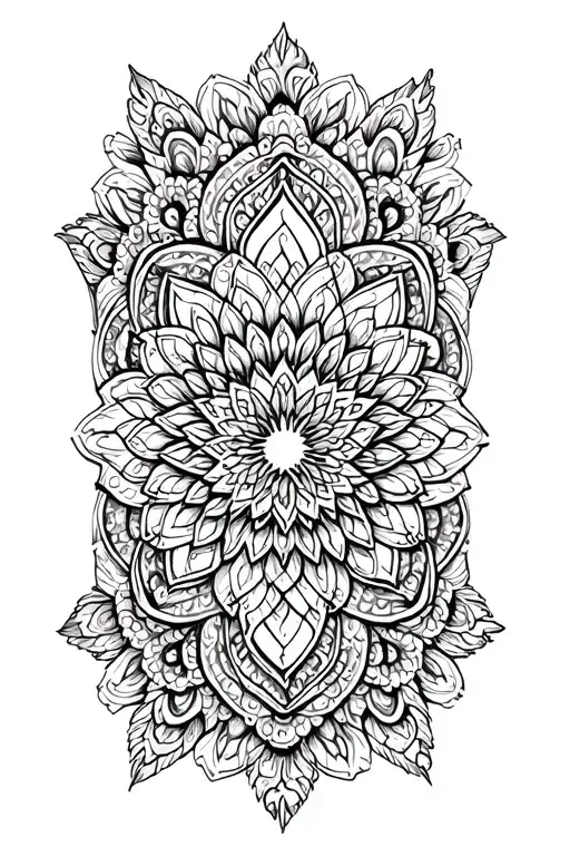 Incorporate A Mandala For Coverup Tattoo Design