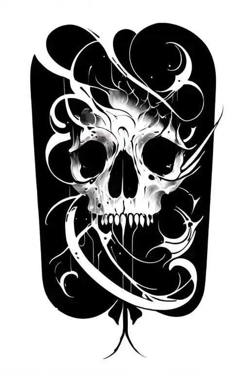 Cover Up Abstract Pattern Incorporating Elements