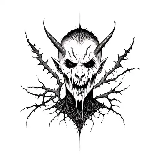 Demonic Skin Ripping Wicked Neck