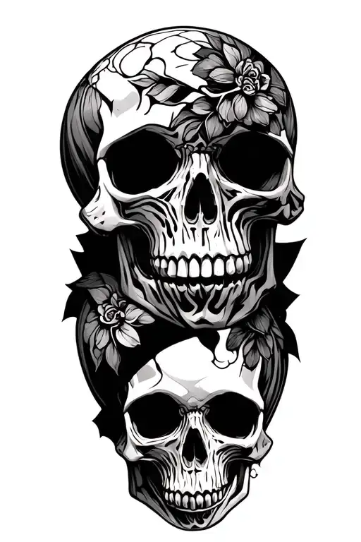 Stacked Skulls