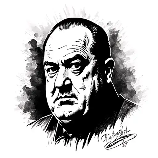 Tony Soprano Face