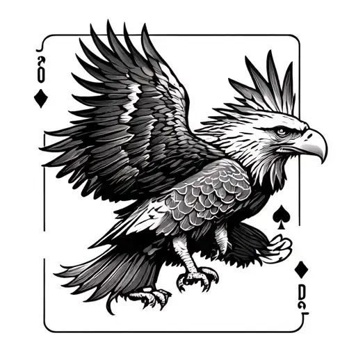 Playing Card Infinity Dad Eagle