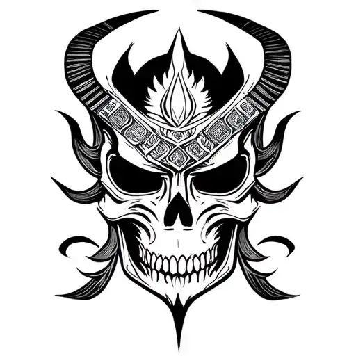 Oni Skull Mask