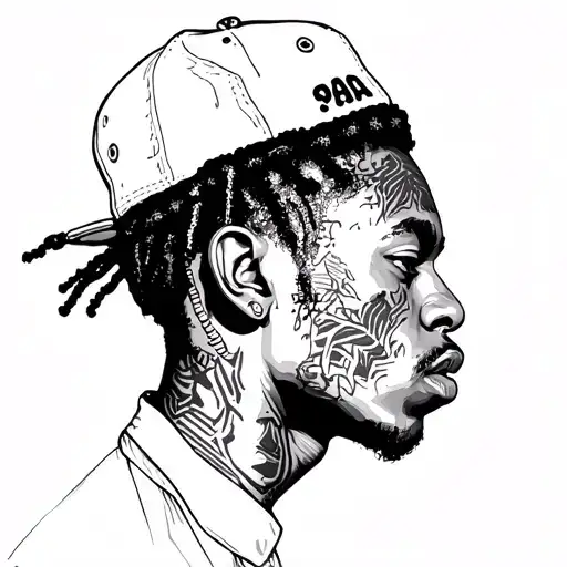 Astroworld Travis Scott Head Profile Holding