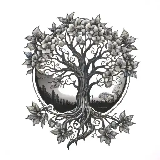 Tree Of Life Tattoo Design