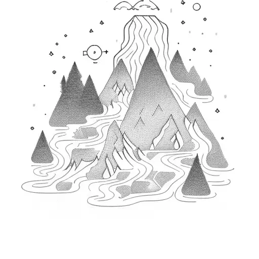 A Majestic Waterfall Surrounded By Lush Greenery And A Hiking Trail