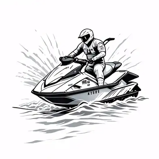 Jetski With Coordinates