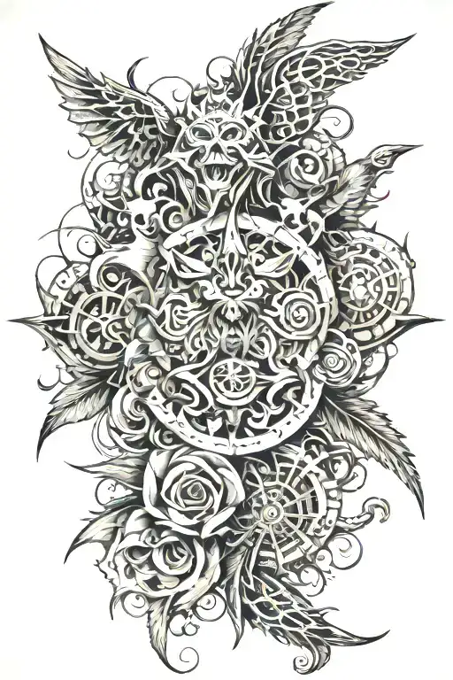 Full Sleeve Tattoo Design
