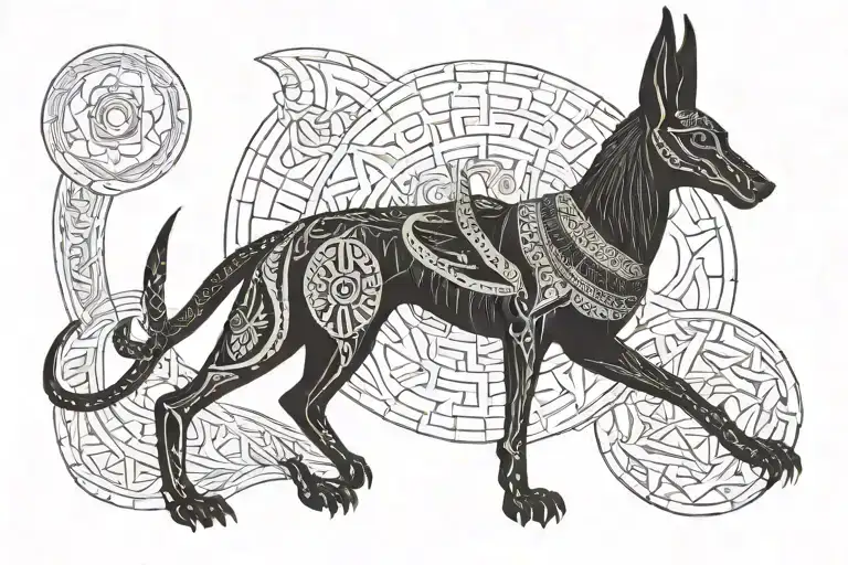 Anubis With Scales
