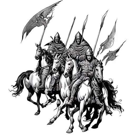 Four Horsemen Of The Apocalypse As Samaritaine