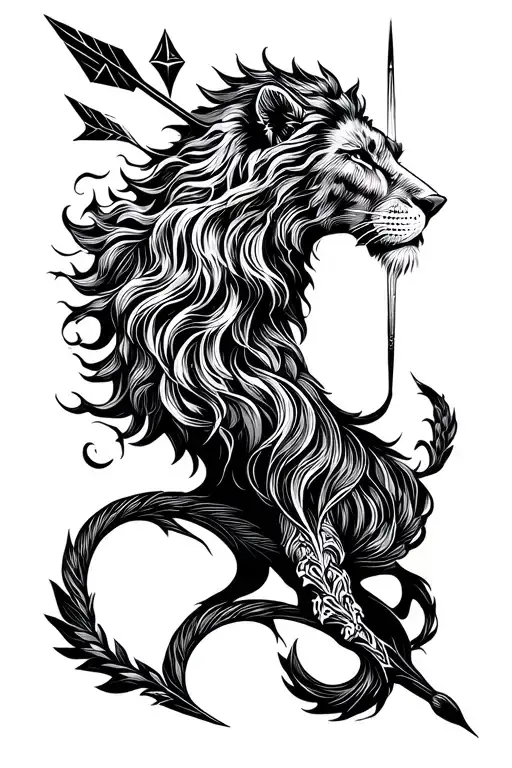 Leo And Sagittarius Arrow