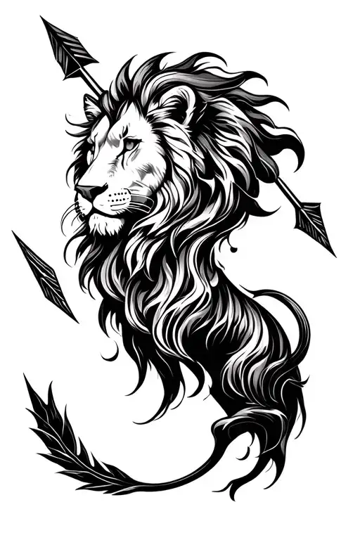 Leo And Sagittarius Arrow